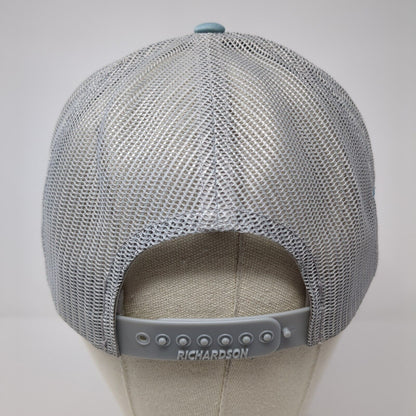 Sandy McLeod Memorial Spurs & Spikes Trucker Hat Blue M/L Mesh Back