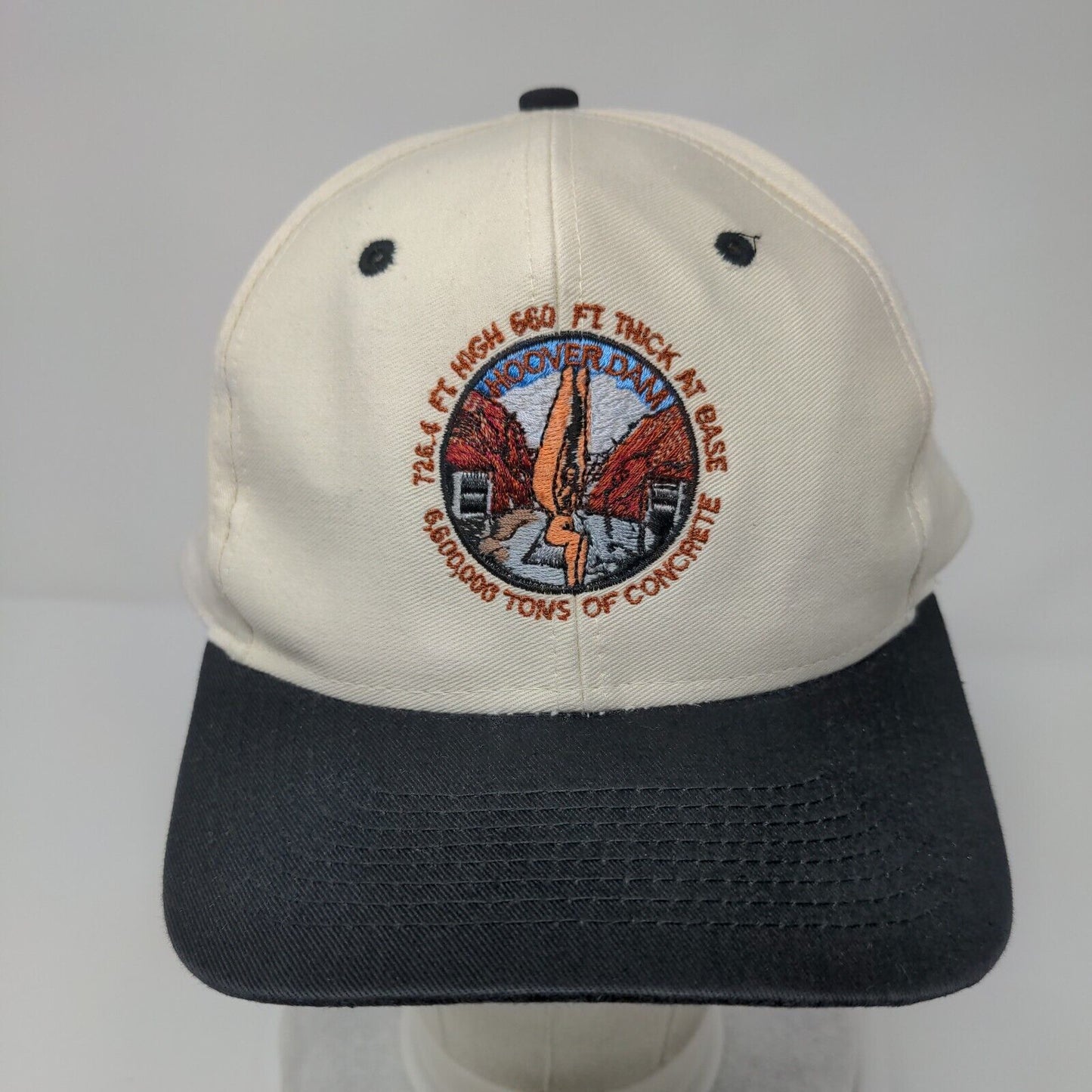Hoover Dam 660 Ft 6,600,000 Tons Snapback Hat Multicolor OSFA Embroidered Cameo