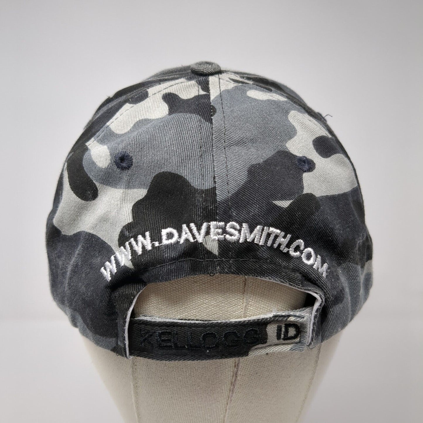 Dave Smith Motorsports Strapback Hat Camouflage One Size Adjustable 360 Apparel