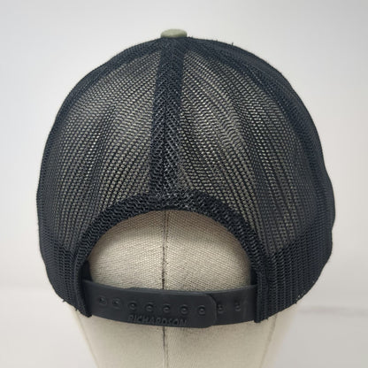 Richardson Trucker Hat Green One Size HM CLAUSE Embroidery Mesh Snapback