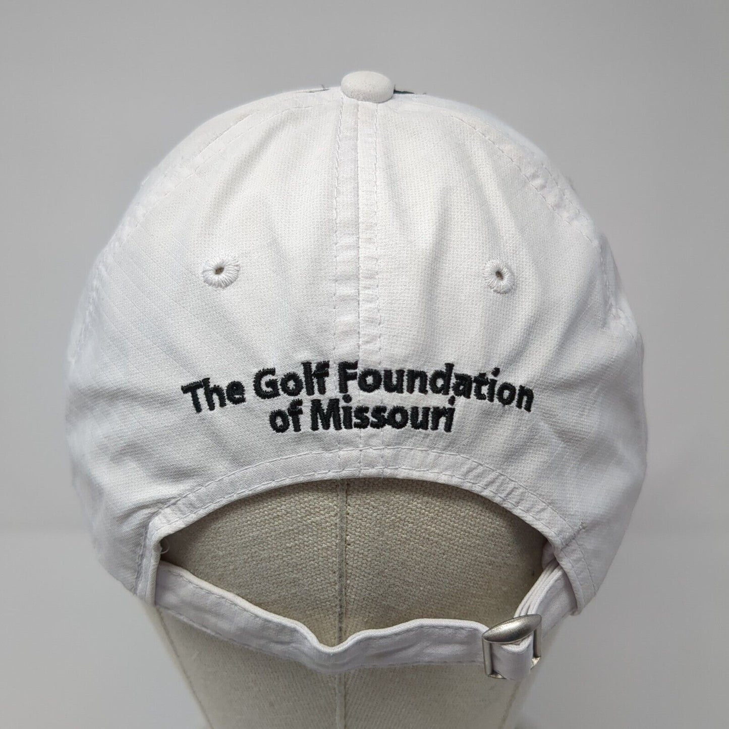 The Golf Foundation of Missouri Slideback Hat White OS Adjustable Cap America