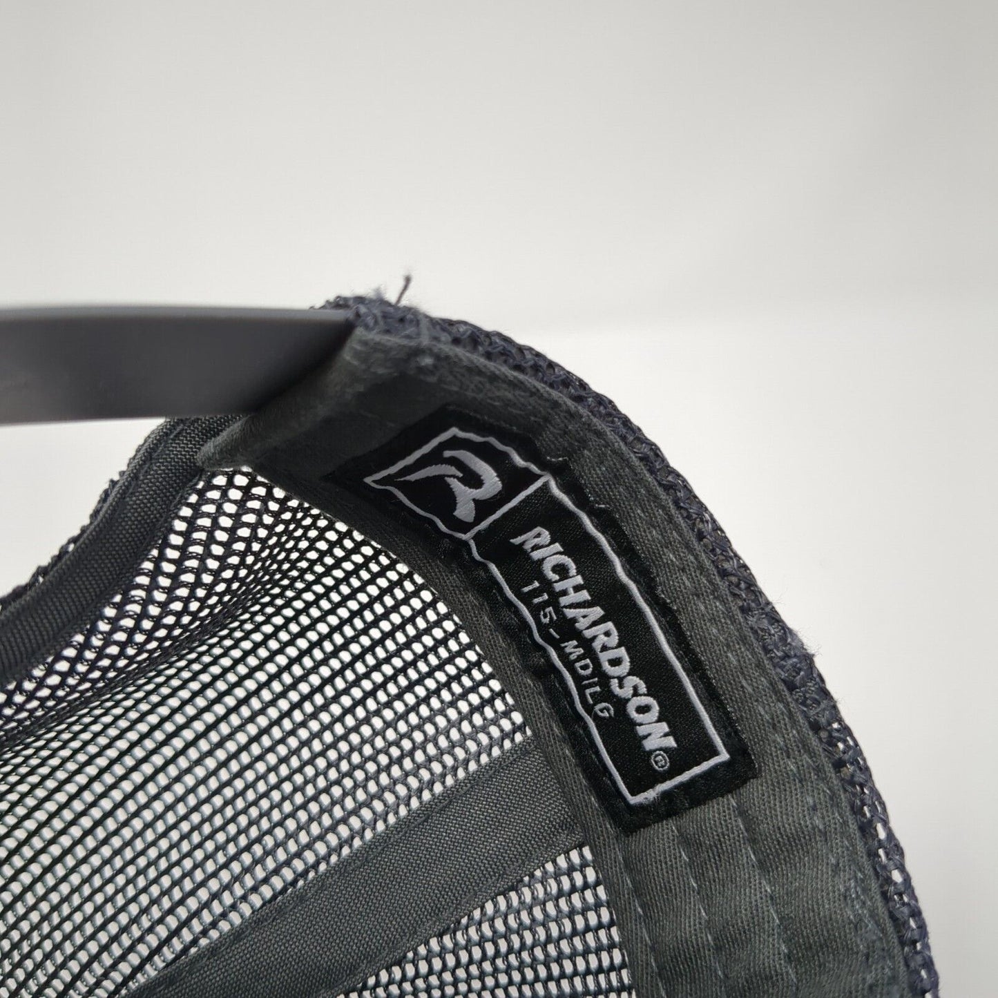 Reese Strong Snapback Trucker Hat Gray M/L Mesh Back Richardson 6 Panel