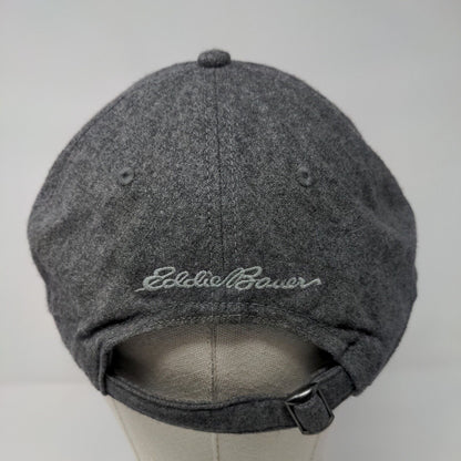 Live Your Adventure Eddie Bauer 1920 Slideback Hat Gray OSFA Adjustable 6 Panel