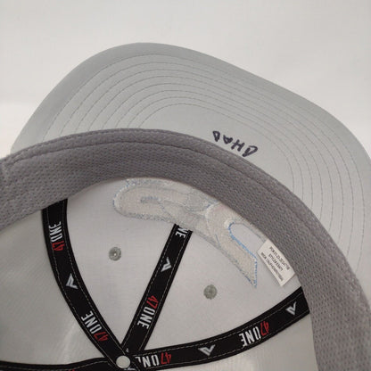SCC The Crew Fitted Hat Gray L/XL Embroidered 47One 6 Panel Pacific Headwear