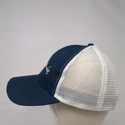 Windbrooker Snapback Trucker Hat Blue One Size Mesh Back Imperial