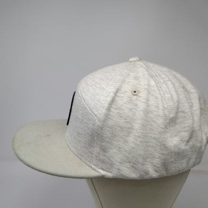 Tommy Breeze Snapback Gray Hat One Size 5 Panel Sunset Birds Patch Flat Brim