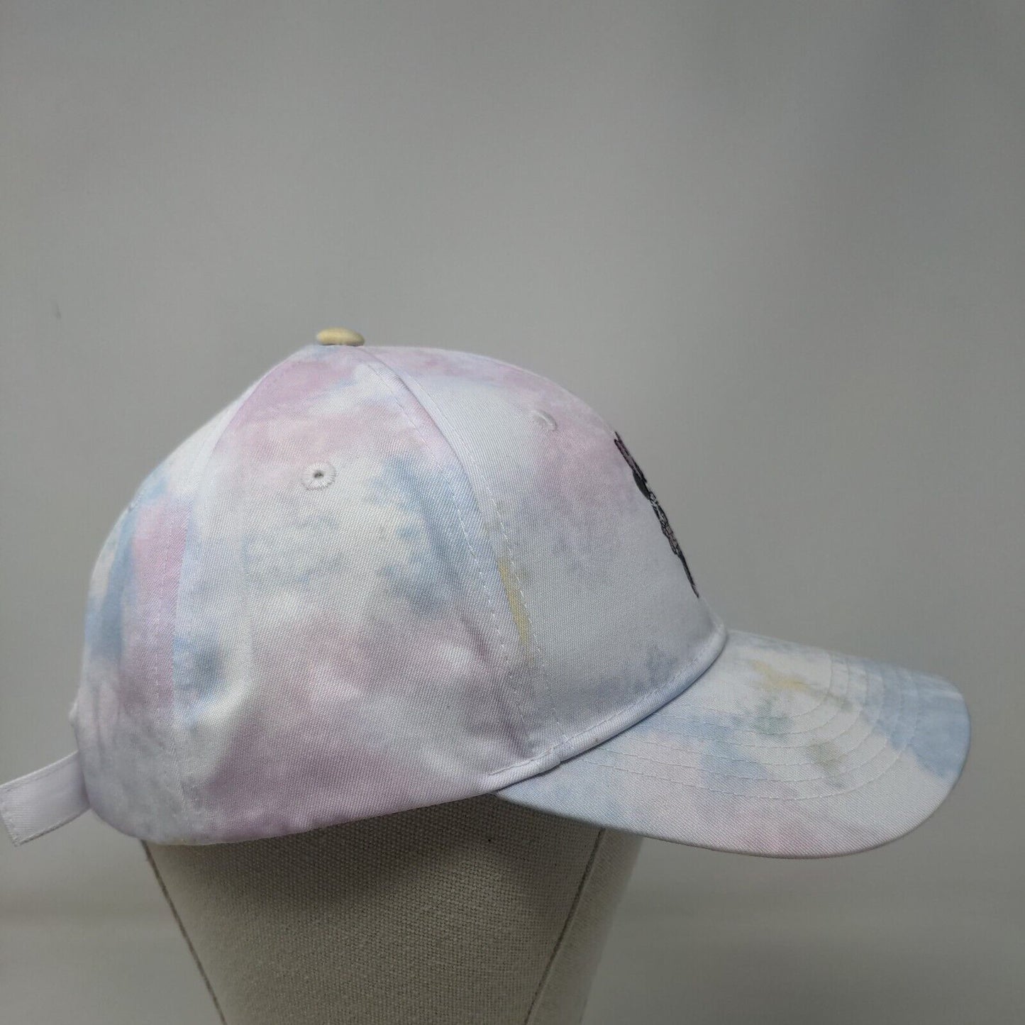 Minnie Mouse Slideback Hat Multicolor One Size Adjustable Embroidered Disney