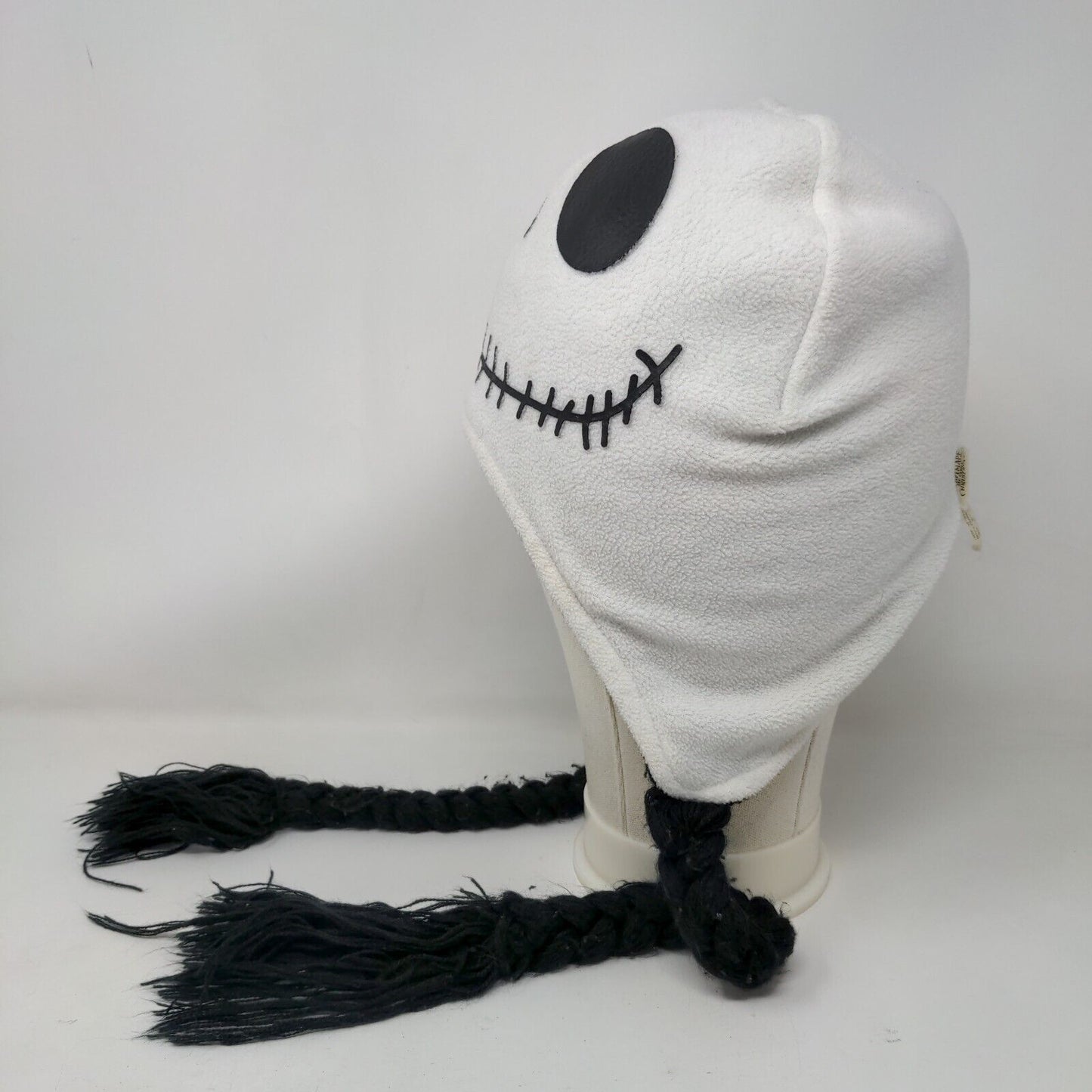 Nightmare Before Christmas Laplander Knit Beanie Hat Multi One Size Reversible
