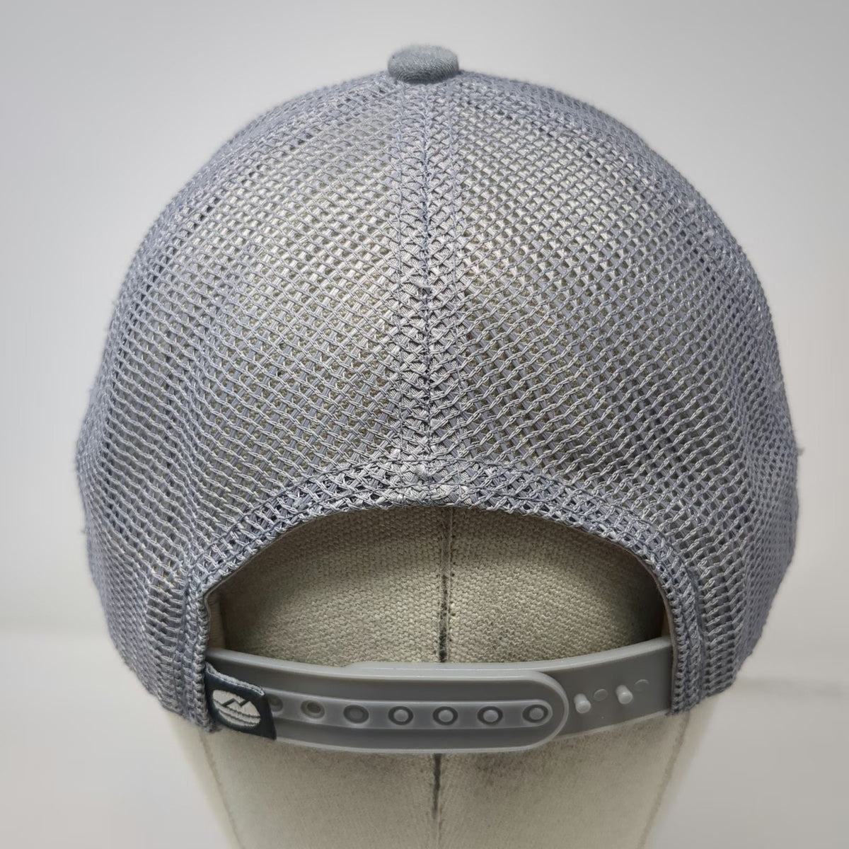 Ouray McCall Idaho Gray Orange One Size Trucker Hat Mesh Back Snapback Logo