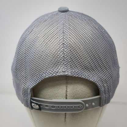 Ouray McCall Idaho Gray Orange One Size Trucker Hat Mesh Back Snapback Logo