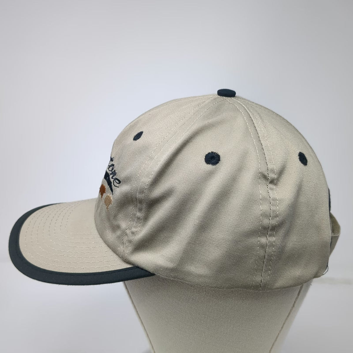 Kati Baseball Cap Beige Yellowstone National Park Bear Embroidery Hat Vintage