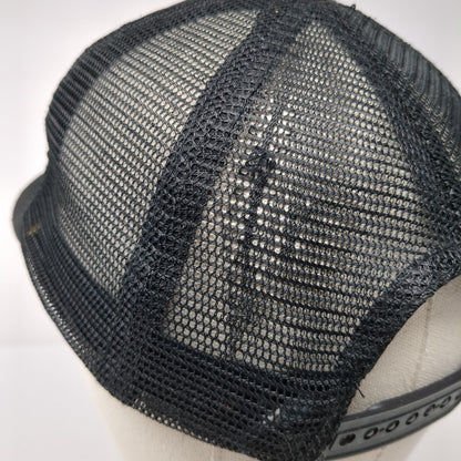 Brick 29 Snapback Trucker Hat Black OSFA Mesh Back Solid Embroidered