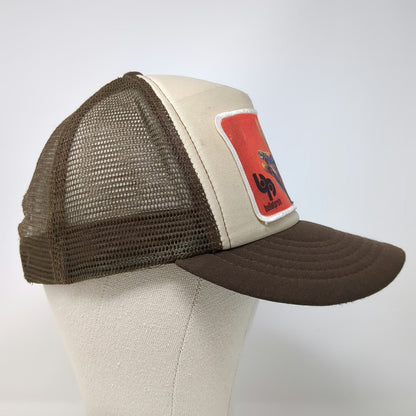 Cobra Trucker Hat Brown One Size Elk Deer Antler Patch Bulletprufe Graphic Mesh