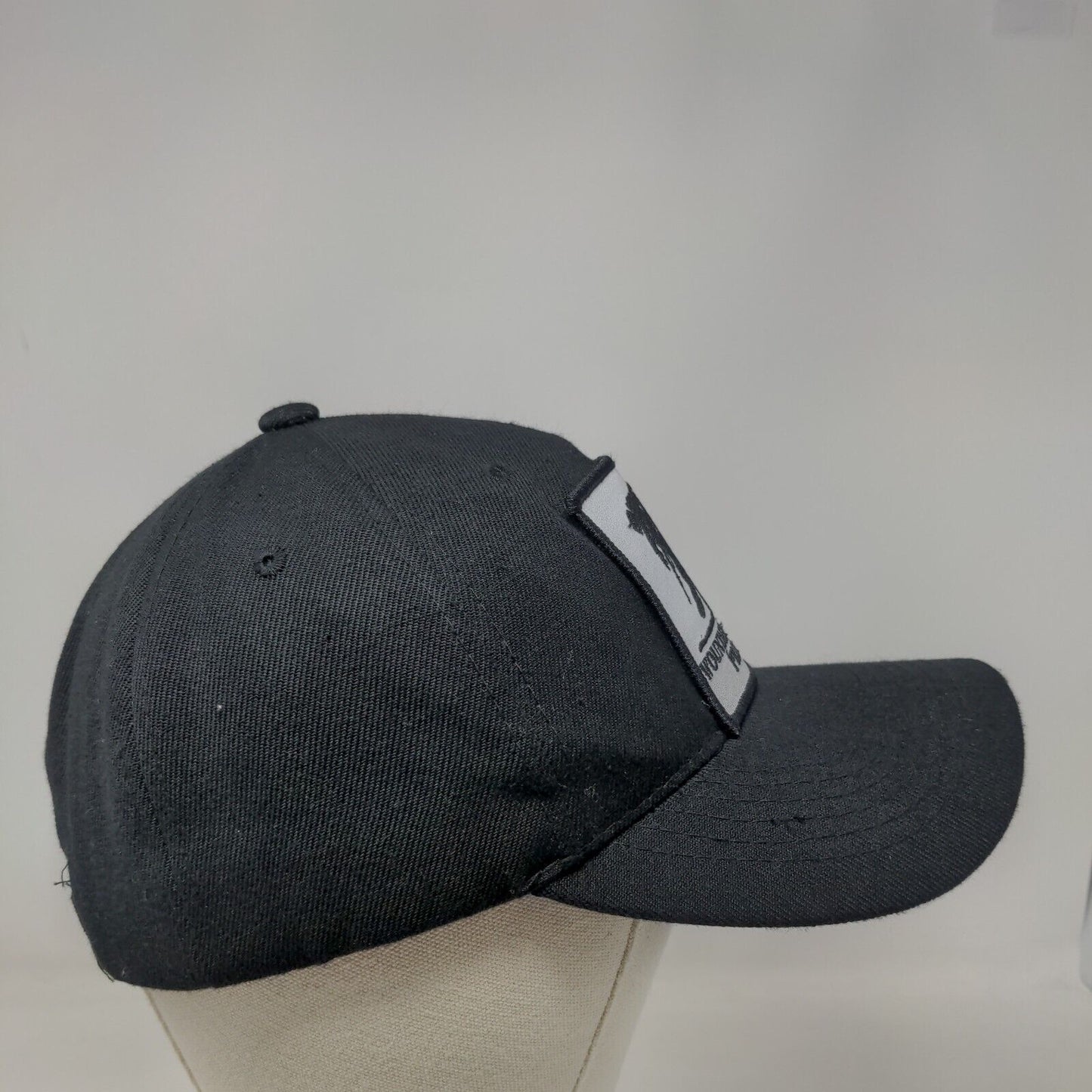 Wounded Warrior Project Patch Strapback Hat Black OSFM Vent Holes