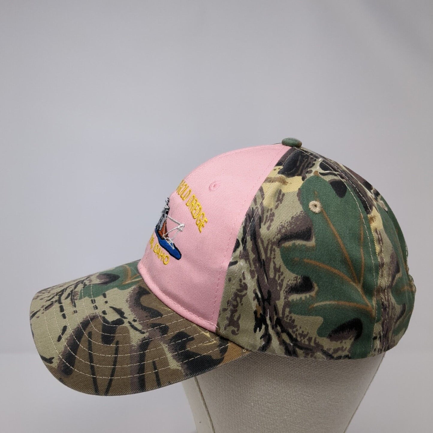 Yankee Fork Gold Dredge Bonanza Idaho Strapback Hat Camo OS Adjustable Otto