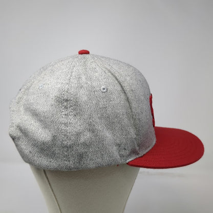 American Needle MLB St. Louis Cardinals Snapback Hat Gray Red One Size STL Cap