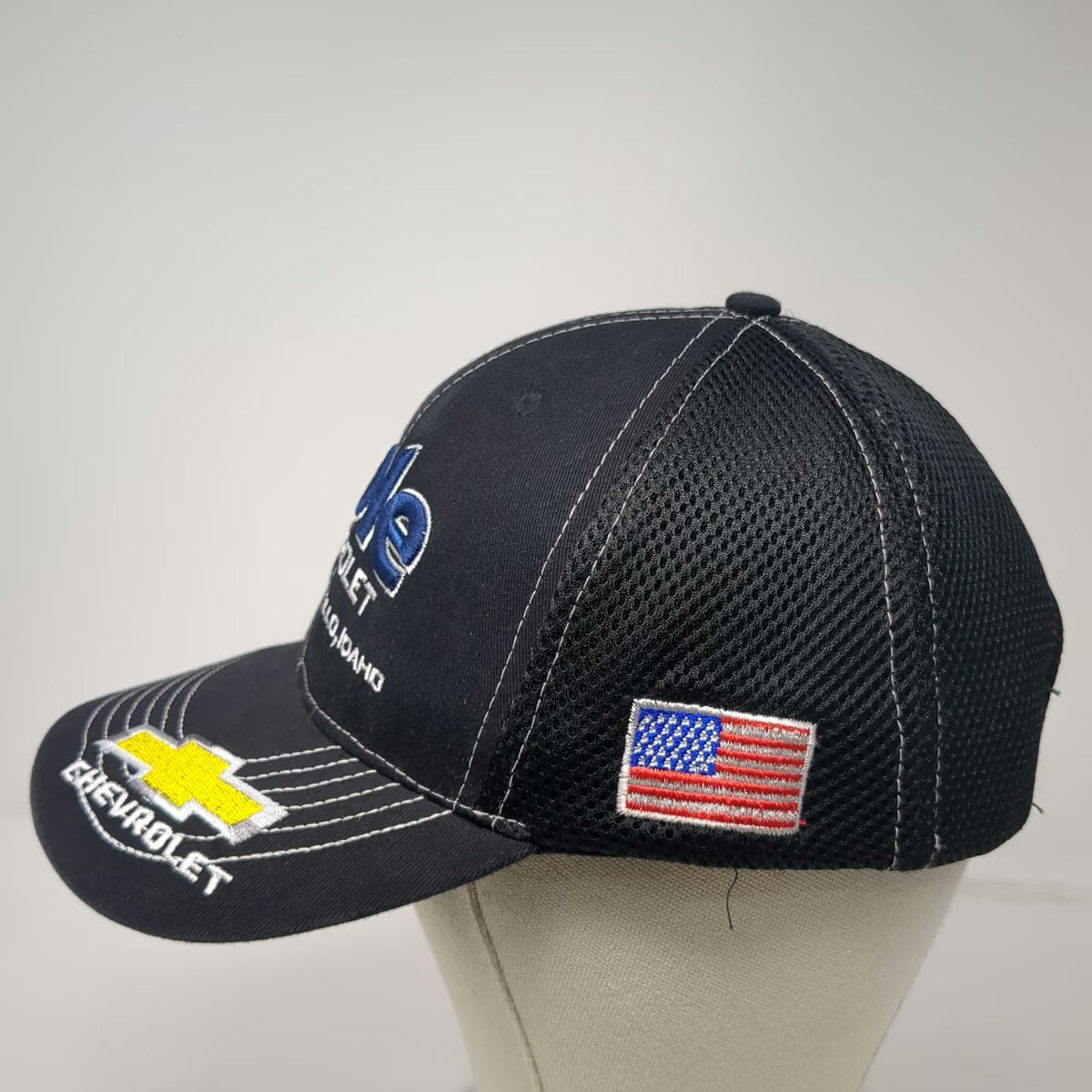 360 Apparel Cole Chevrolet Pocatello Idaho Black One Size Baseball Cap Hat Mesh