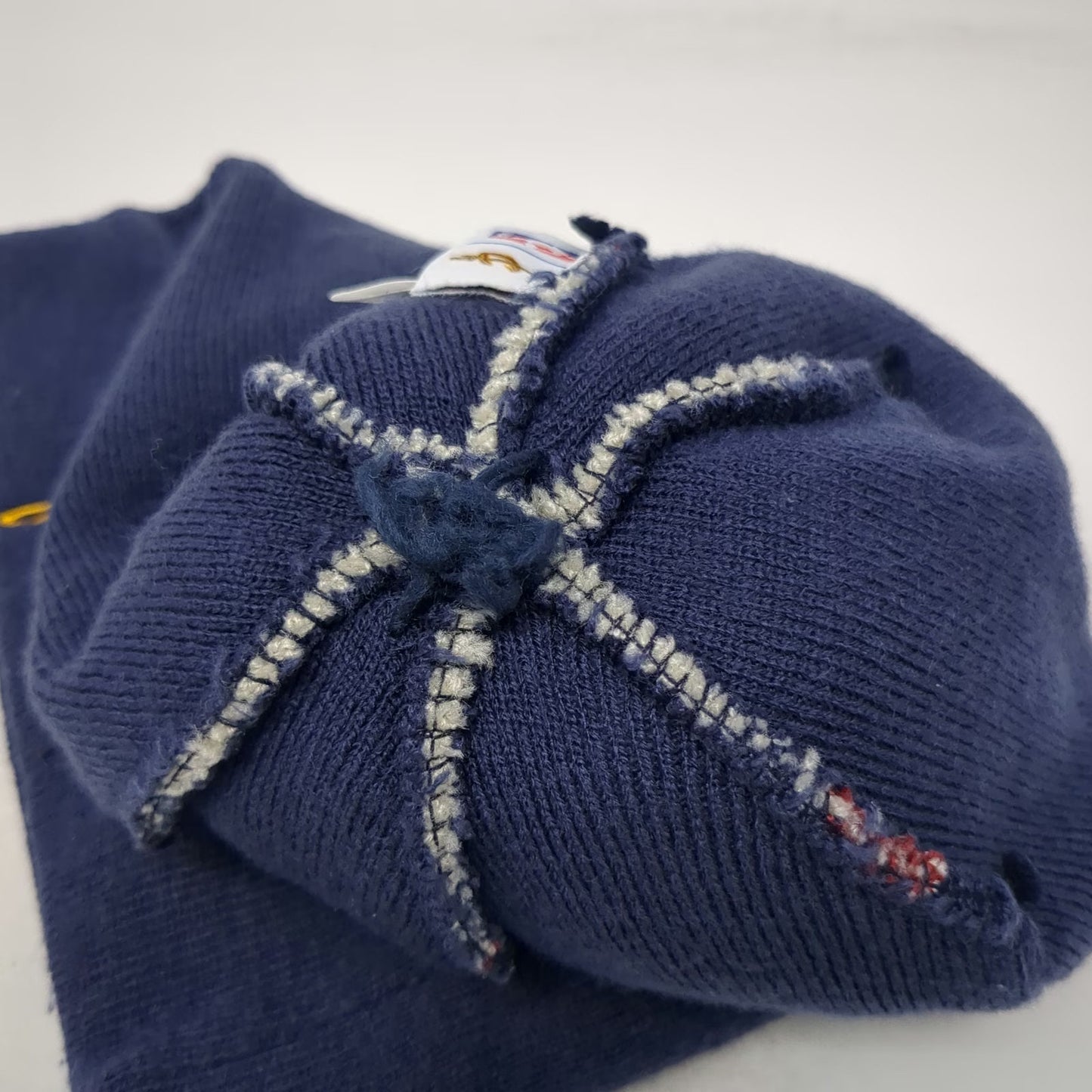 Cleveland Cavaliers NBA adidas Beanie Blue Yellow Red White One Size Pom Hat