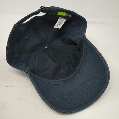 Nike Baseball Cap Blue White One Size Swoosh Heritage 86 Slideback Cotton Hat