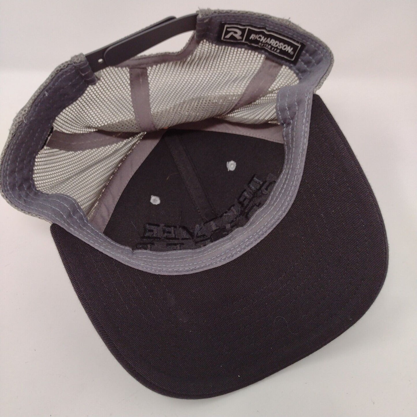 DRKTMBR Coffee Snapback Trucker Hat Gray OSFA Mesh Back Richardson
