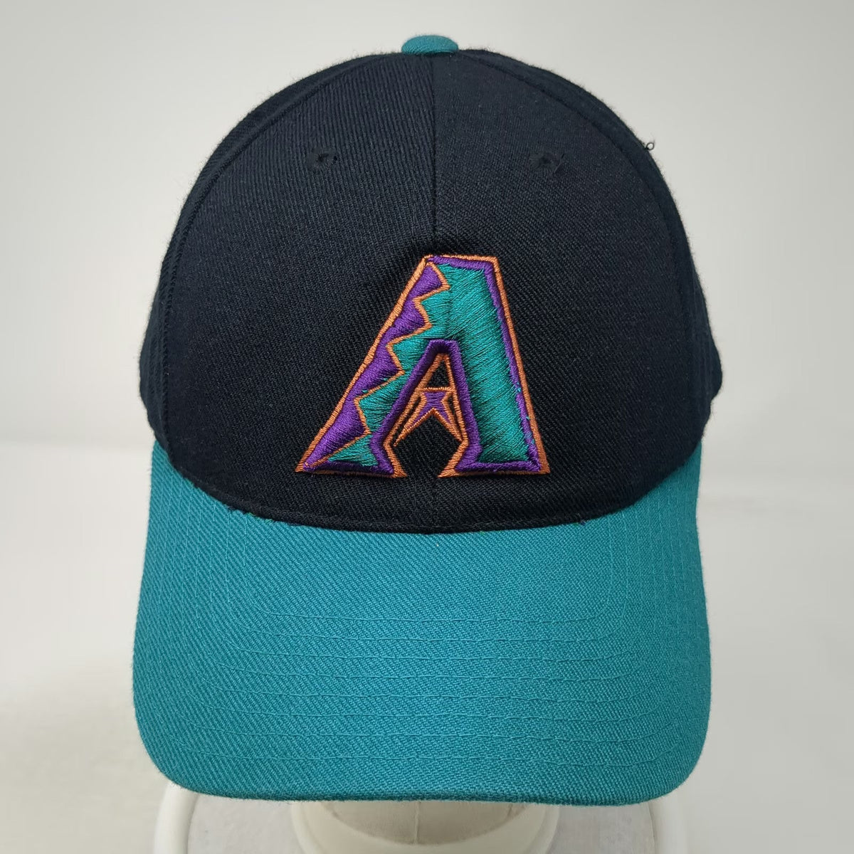American Needle MLB Arizona Diamondbacks Snapback Black Blue OS Hat Logo
