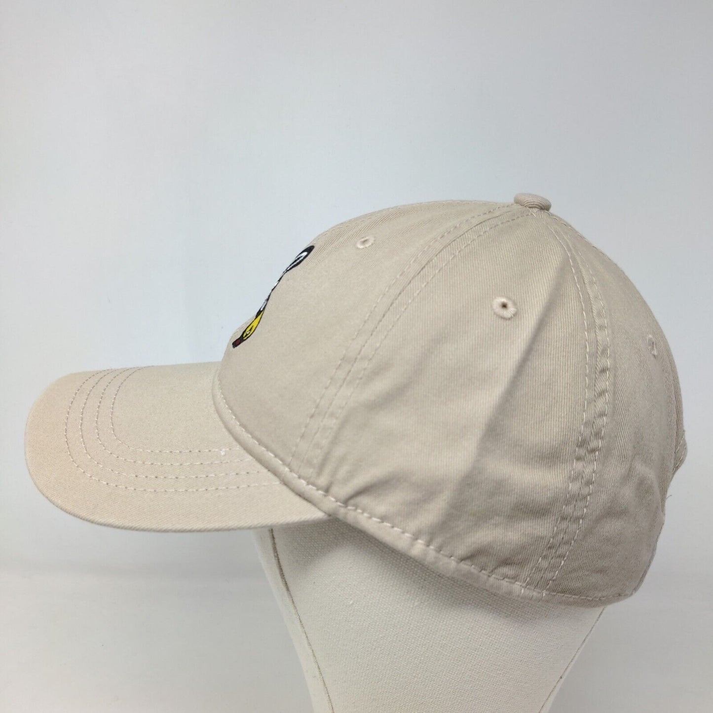 Cap America Men's Slideback Hat Tan Adjustable Embroidered FTK Electric Logo