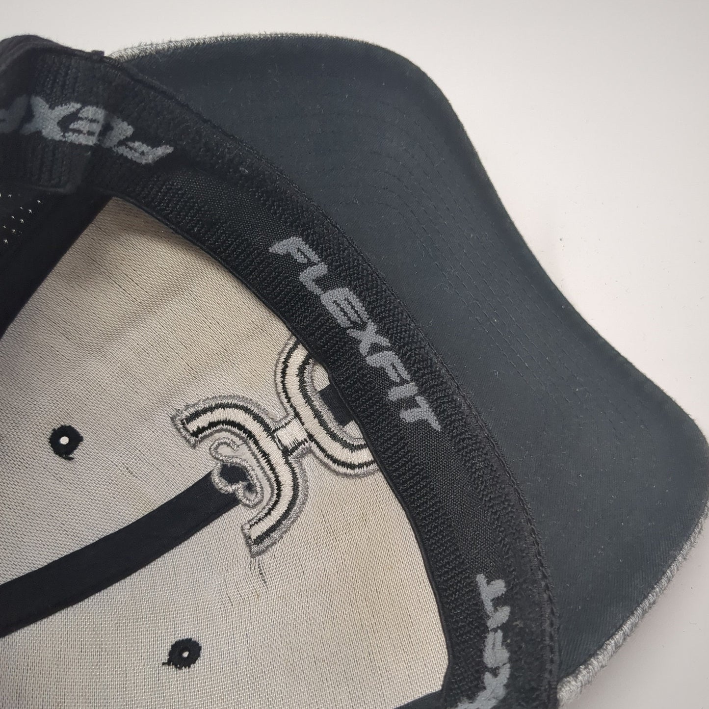 Get Your Hooey Fitted Hat Gray Medium Embroidered Logo Flexfit Colorblock