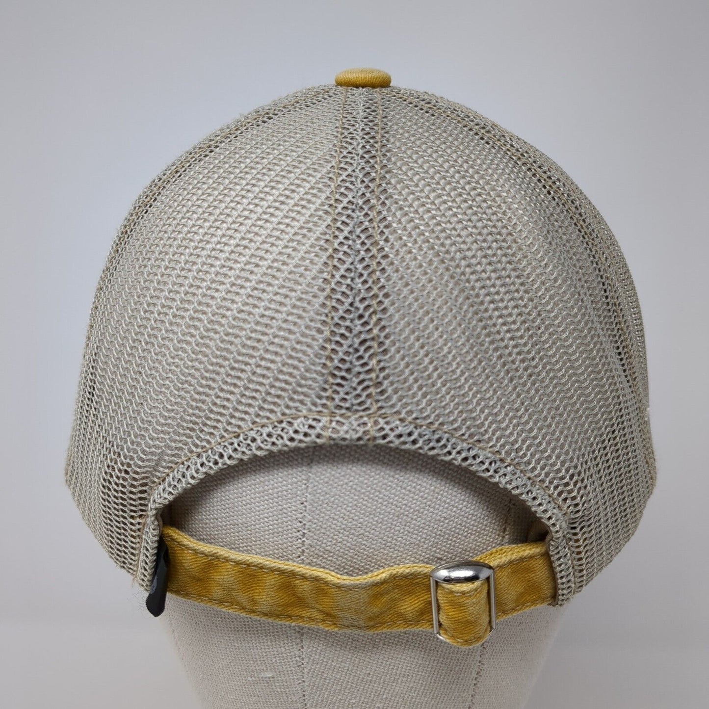 California Slideback Trucker Hat Yellow One Size Adjustable Mesh Back 6 Panel