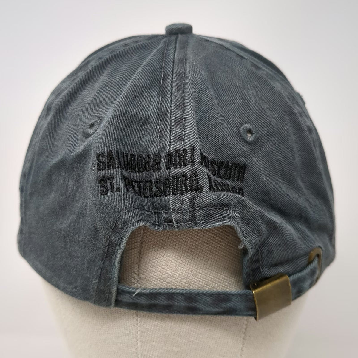 Cotton Deluxe Salvador Dali Museum Gray Melting Clock One Size Baseball Cap Hat