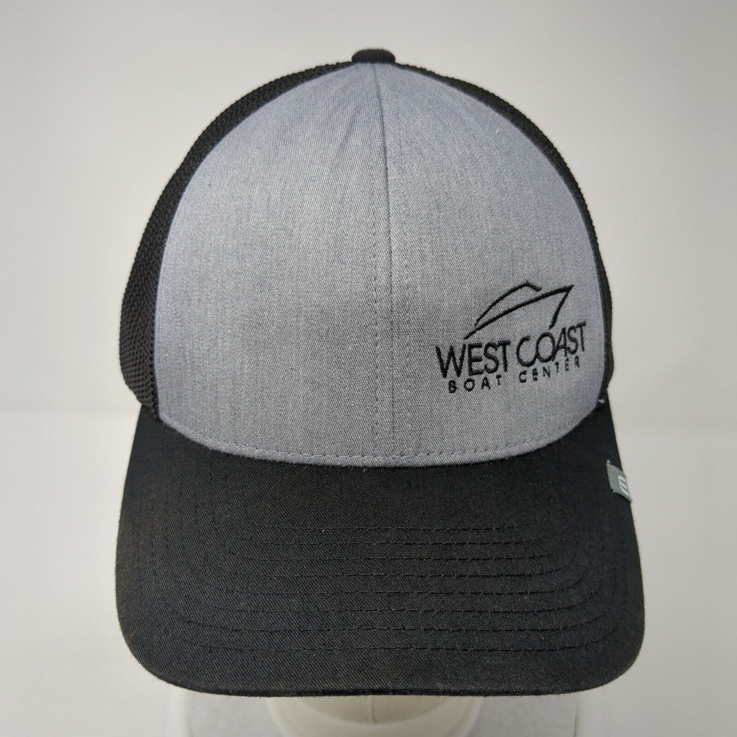 West Coast Boat Center Snapback Trucker Hat Black One Size Mesh Back