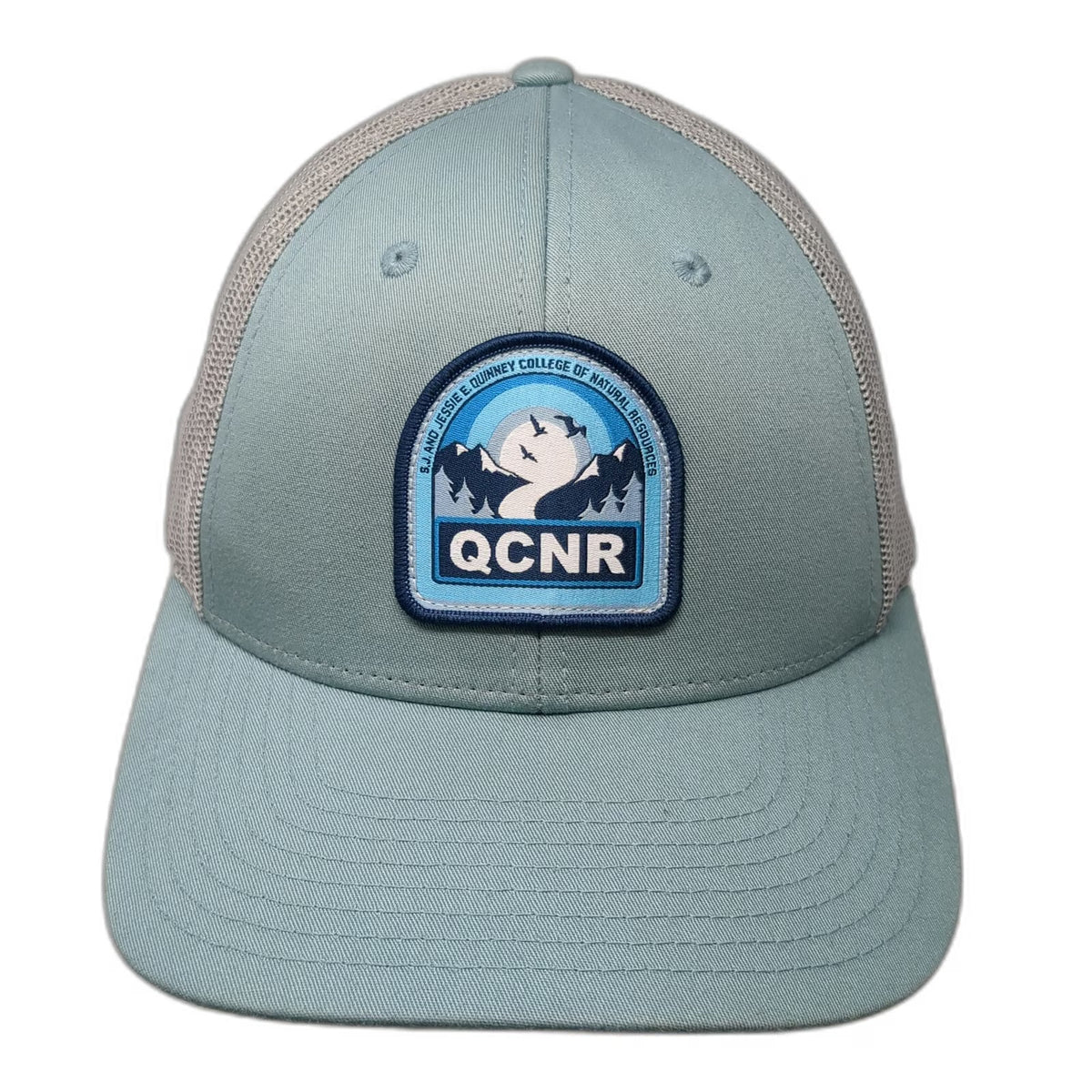 Richardson Trucker Hat Blue L QCNR College of Natural Resources Mesh Snapback