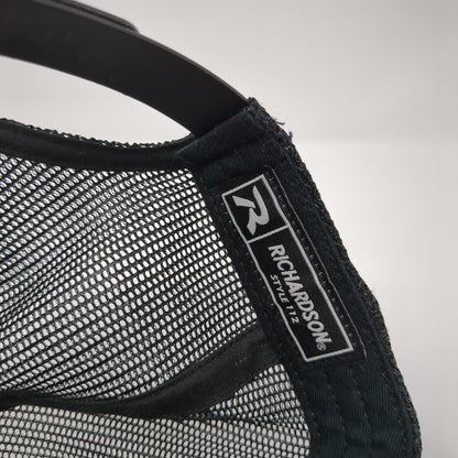 Cascade Moto Oregon Snapback Trucker Hat Black OS Adjustable Mesh Richardson