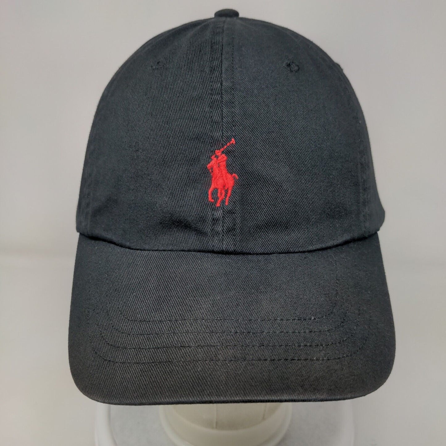 Polo Ralph Lauren Slideback Hat Black One Size Adjustable Embroidered Pony