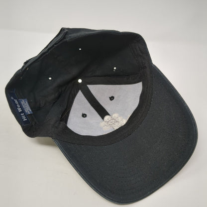 CalEarth Strapback Hat Black One Size Adjustable Embroidered Hit Wear