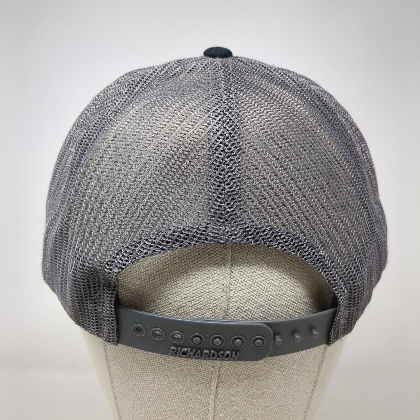 Idaho Patch Snapback Trucker Hat Black MD/LRG Mesh Back Colorblock