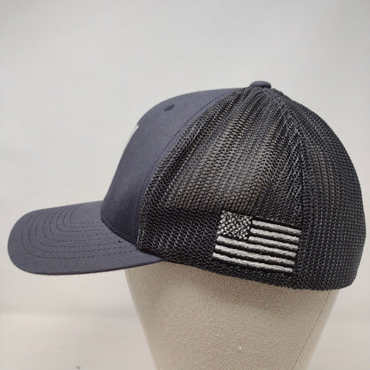 Beniton Construction Fitted Trucker Hat Gray L/XL Mesh Back Port Authority
