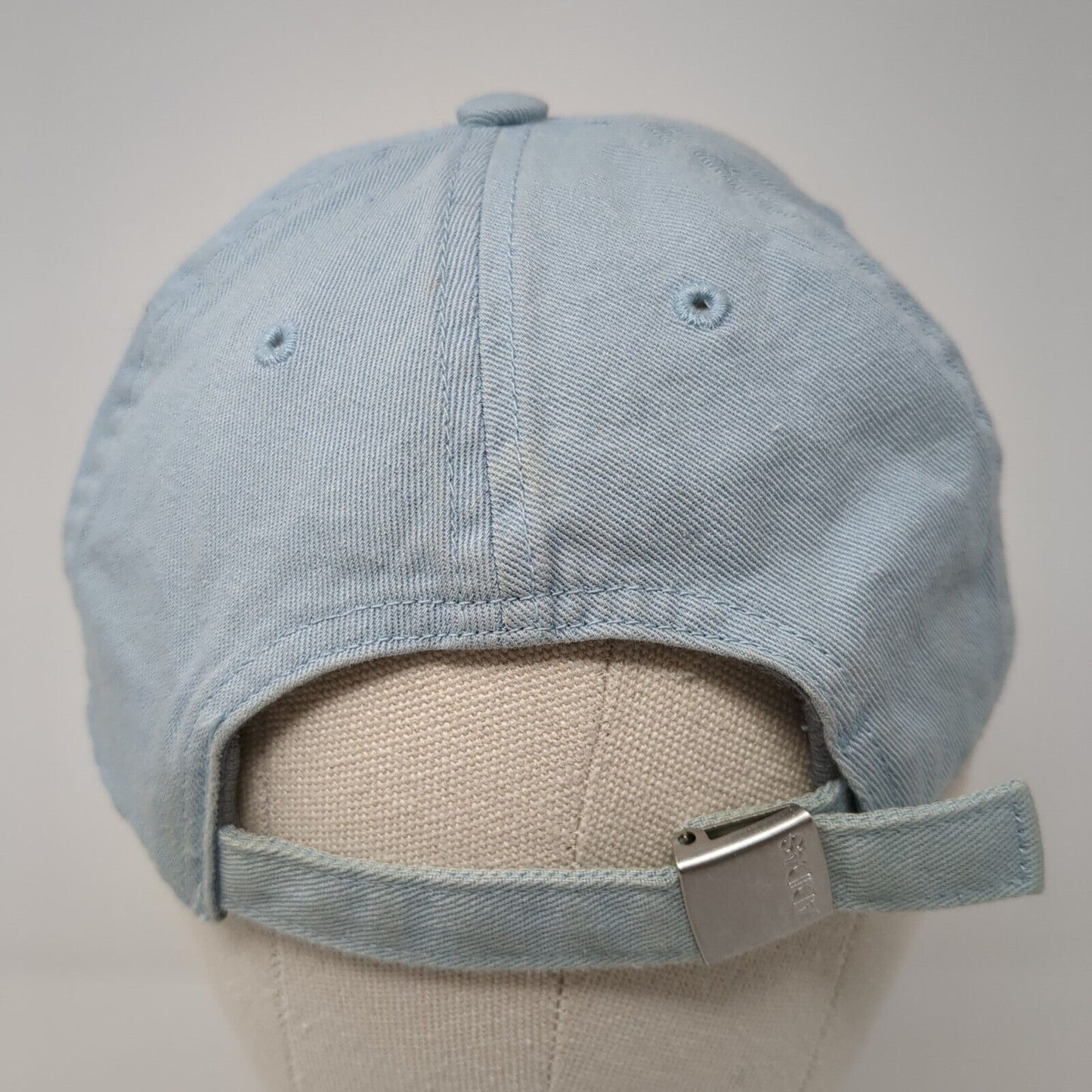 Adidas 3 Stripes Slideback Hat Blue One Size Embroidered Climalite