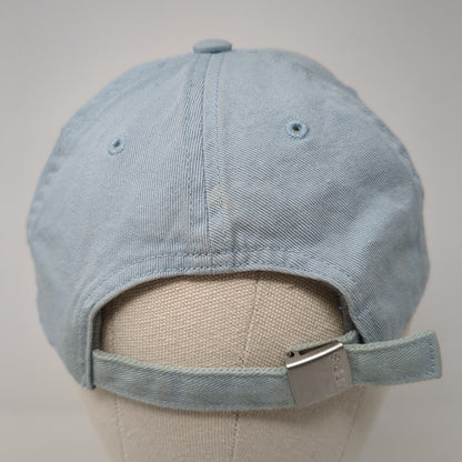 Adidas 3 Stripes Slideback Hat Blue One Size Embroidered Climalite