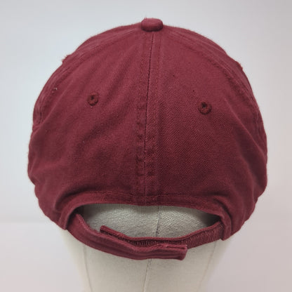 American Rangers Ego Ero Promptus Strapback Hat Red One Size Adjustable