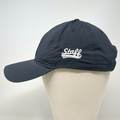 ahead Baseball Cap Blue One Size Peacock Staff Performance Adjustable Strap Hat