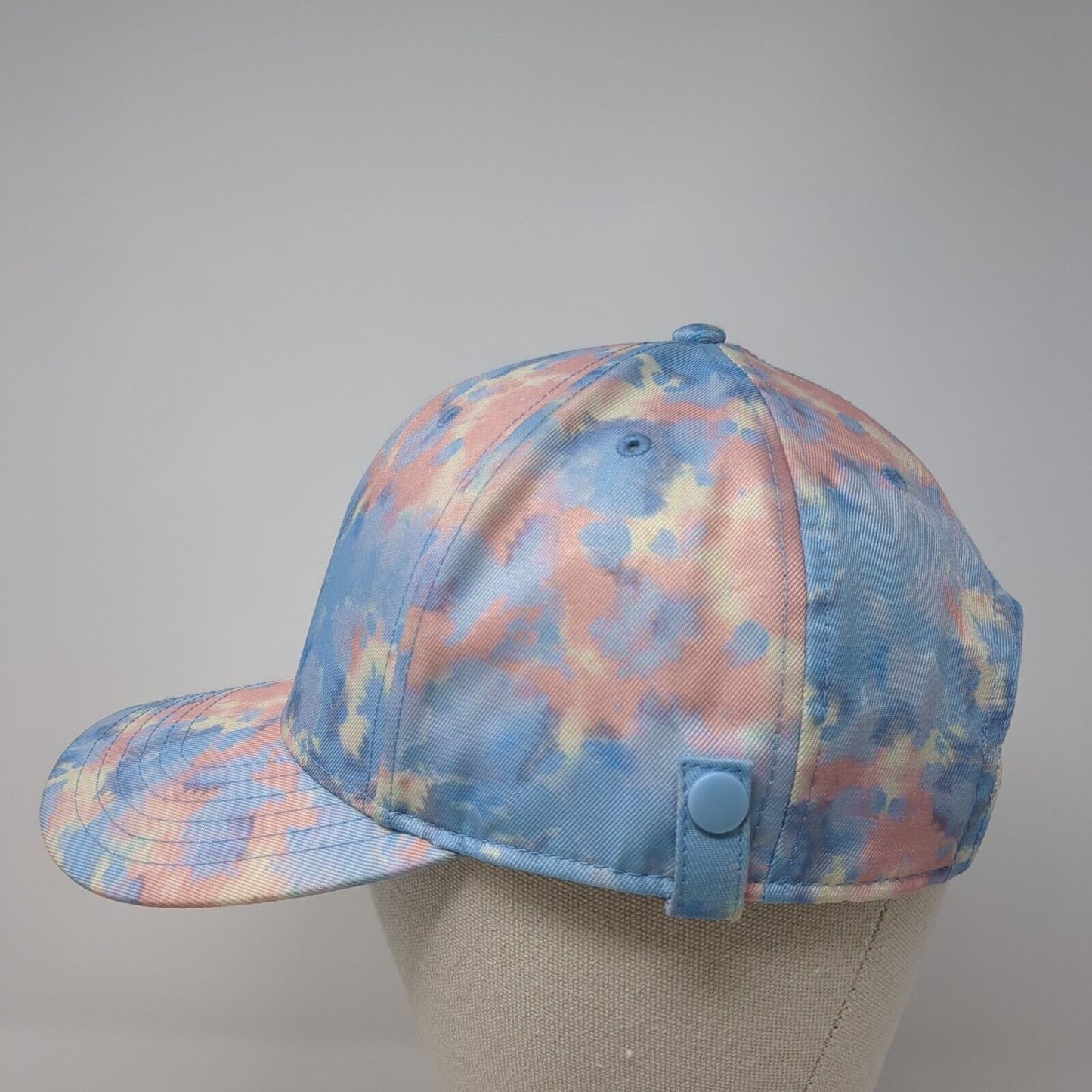 Unbranded Slideback Hat Multicolor OS Adjustable Tie Dye Vented Holes Blank