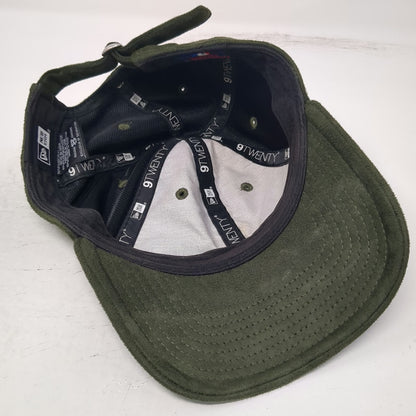 New York Yankees MLB New Era Baseball Cap Green One Size Suede 9TWENTY Slideback