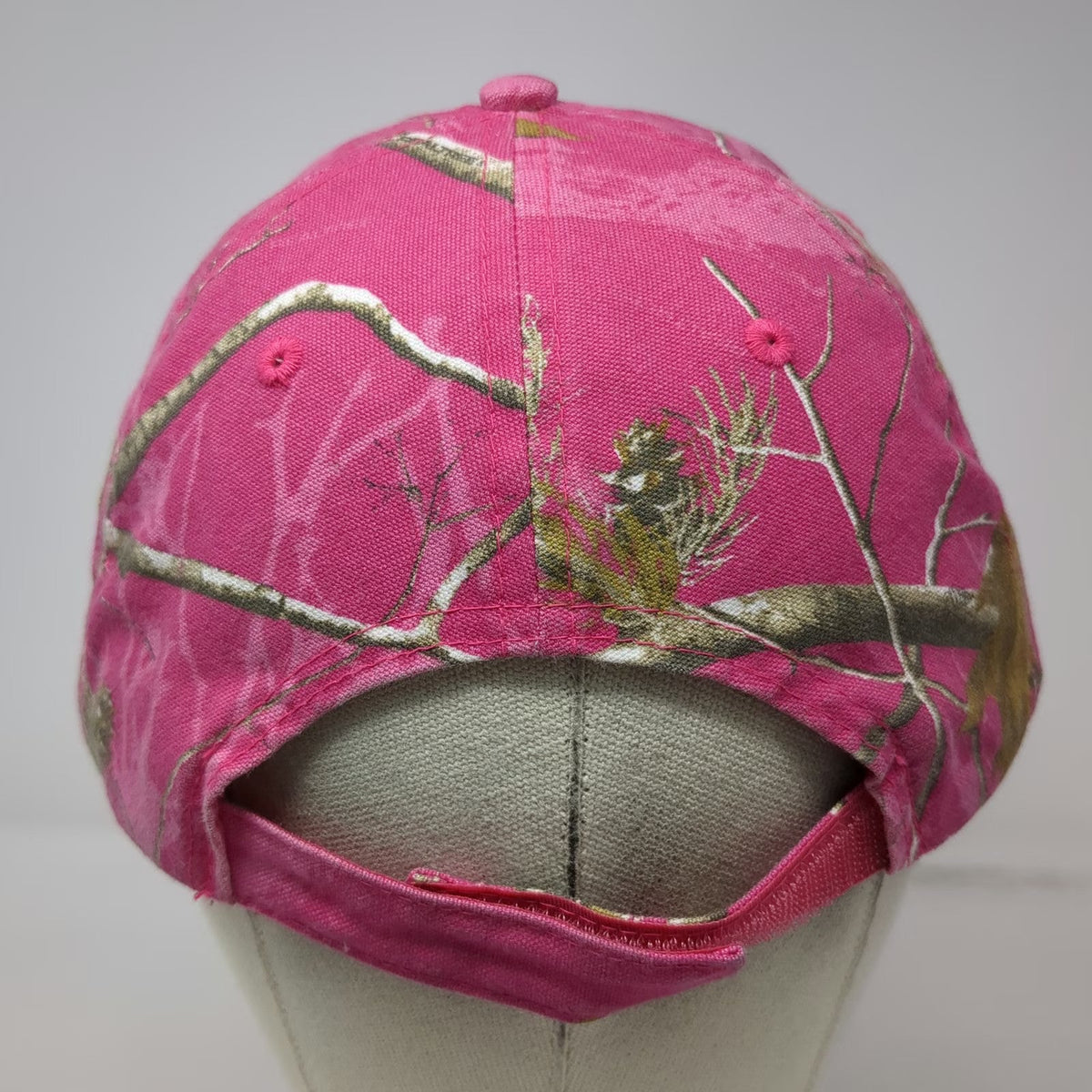 Kati Baseball Cap Pink One Size Eastern Idaho State Fair Camo Strapback Logo Hat