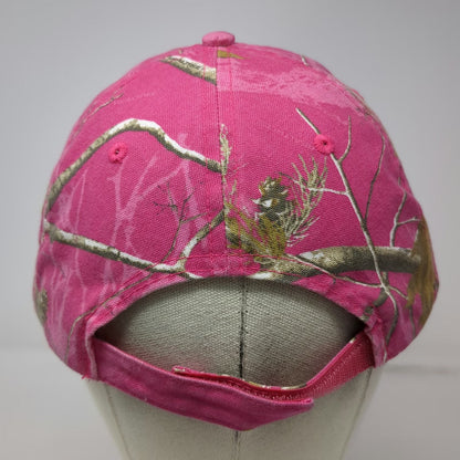 Kati Baseball Cap Pink One Size Eastern Idaho State Fair Camo Strapback Logo Hat