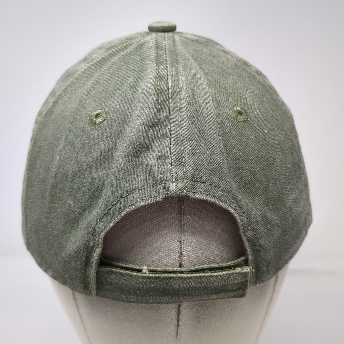 Eagle Crest Baseball Cap Green One Size Navy Eagle Anchor Embroidered Cotton Hat