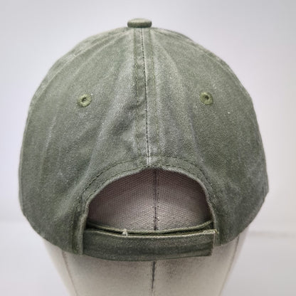 Eagle Crest Baseball Cap Green One Size Navy Eagle Anchor Embroidered Cotton Hat