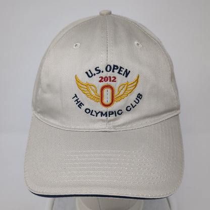 US Open 2012 The Olympic Club Slideback Hat Beige One Size USGA Member