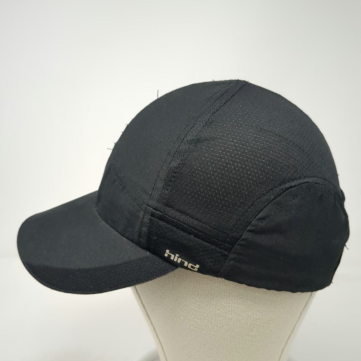 Hind Baseball Cap Black One Size Mesh Panels Reflective Strap Performance hat