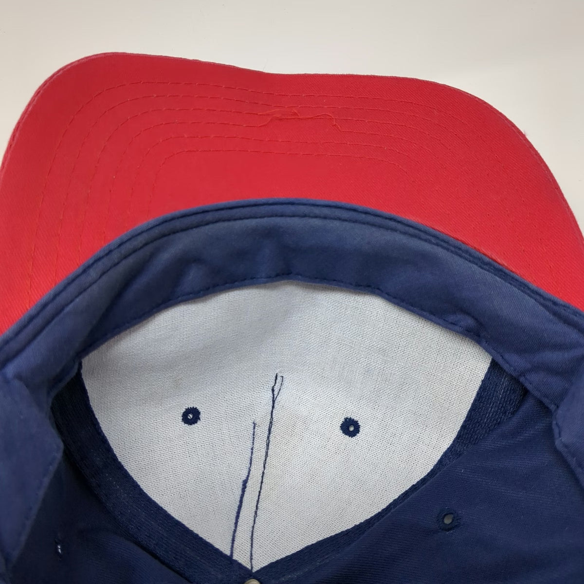 Portland Trail Blazers Hockey Goalie Baseball Cap Hat Blue Red Maurice Lucas 94
