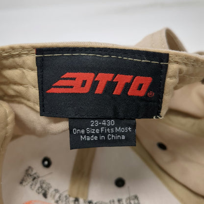 Otto Baseball Cap Beige Black One Size Buckhorn Gun Shop Boise ID Deer Hat